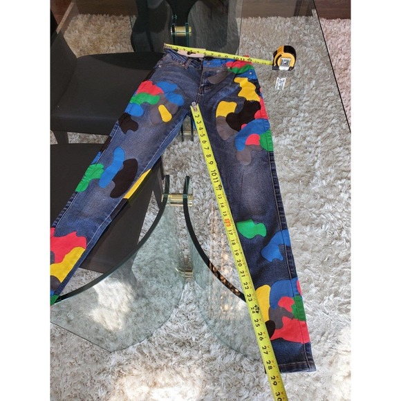 Filthy Wealth Women Blue Denim Cotton Skinny Legs Mid Rise Casual Jeans Size 26 - Picture 11 of 12